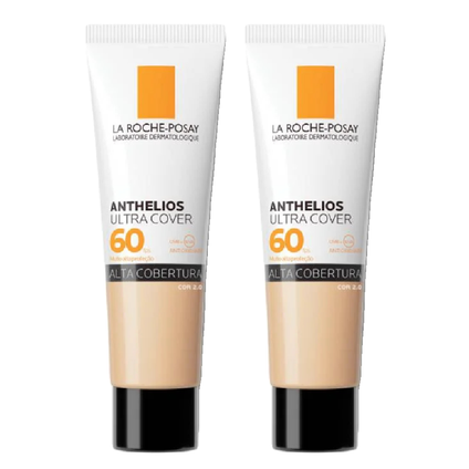 Kit Protetor Solar Facial La Roche-Posay Anthelios Ultra Cover Fps60 Cor 2.0 30G 2 unidades