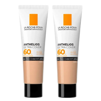 Kit Protetor Solar Facial La Roche-Posay Anthelios Ultra Cover Cor 2.5 Fps60 30G 2 unidades