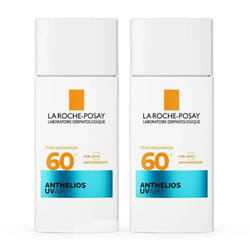 Kit Protetor Solar Facial La Roche-posay Anthelios Uvair Sem Cor Fps60 45ml 2 Unidades