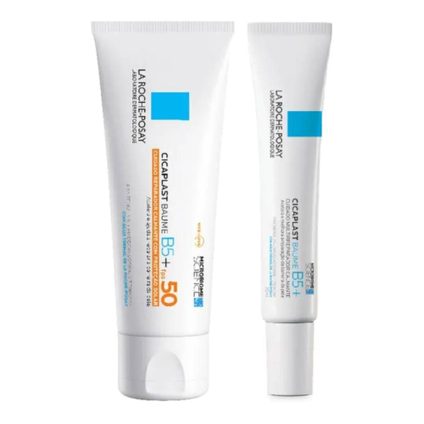 Kit La Roche-Posay Creme Hidratante Facial Cicaplast Baume B5+ 40Ml + Protetor Solar Facial Cicaplast Balm B5 Fps50 40Ml