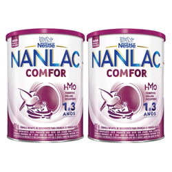 Kit Fórmula Infantil Nestlé Nanlac Comfor 800g 2 Unidades