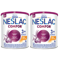 Kit Composto Lácteo Neslac Comfor Zero Lactose 700g 2 Unidades