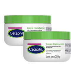 Kit Creme Hidratante Corporal Cetaphil Para Pele Extra Seca E Sensível 250g 2 Unidades