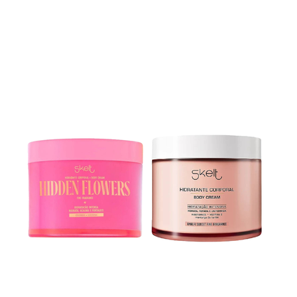 Kit Skelt Hidratante Corporal Hidden Flowers 200G + Hidratante Corporal Amalfi Sunset 200G