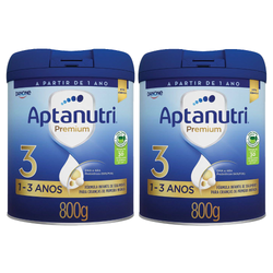 Kit Fórmula Infantil Aptanutri Premium 3 800g 2 Unidades