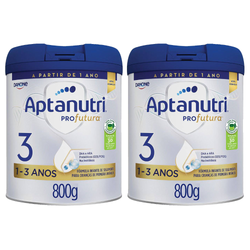 Kit Fórmula Infantil Aptanutri Profutura 3 800g 2 Unidades