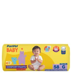 Kit Fralda Roupinha Panvel Baby Pants Jumbo G 116 Unidades