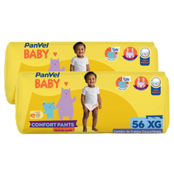 Kit Fralda Roupinha Panvel Baby Pants Jumbo Xg 112 Unidades