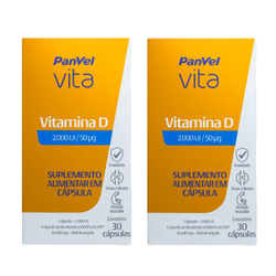 Kit Vitamina D 2.000 Ui Panvel Vita 60 Cápsulas