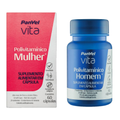 Kit Panvel Polivitamínico Mulher Vita 60 Cápsulas + Polivitamínico Homem Vita 60 Cápsulas