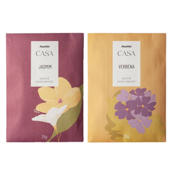 Kit Panvel Sachê Perfumado Casa Verbena 25g + Sachê Perfumado Casa Jasmim 25g