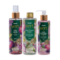 Kit Panvel Body Splash Desodorante Corporal Ameixa Vert 200Ml + Loção Hidratante 190G + Óleo Corporal Bifásico 200Ml