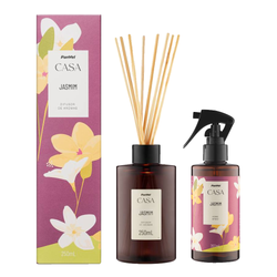 Kit Panvel Home Spray Casa Jasmim 200ml + Difusor De Aromas Casa Jasmim 250ml