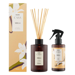 Kit Panvel Home Spray Casa Vanilla 200ml + Difusor De Aromas Casa Vanilla 250ml