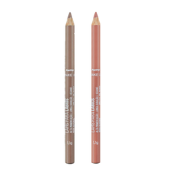 Kit Panvel Lápis Delineador Para Lábios Nude Natural Make Up 1,1g + Lápis Delineador Para Lábios Rosa Clássico Make Up 1,1g