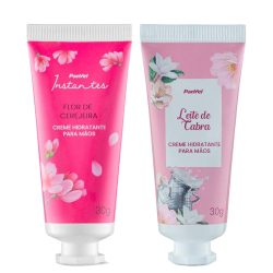 Kit Panvel Creme Para Mãos Flor De Cerejeira Instantes 30g +leite De Cabra 30g
