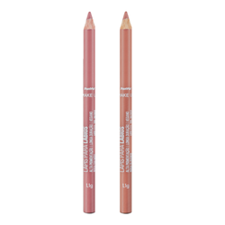 Kit Panvel Lápis Delineador Para Lábios Rosa Salmão Make Up 1,1g + Lápis Delineador Para Lábios Rosa Clássico Make Up 1,1g