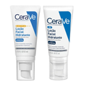 Kit Cerave Loção Facial Hidratante Para Pele Normal A Seca Fps50 52Ml + Loção Hidratante Facial Hialurônico Niacinamida Para Pele Normal A Seca 52Ml