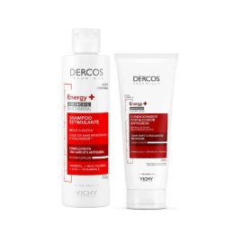 Kit Vichy Shampoo Dercos Antiqueda Energy+ 200g + Condicionador 200ml