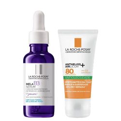 Kit La Roche-posay Sérum Facial Mela B3 Antimanchas 30ml + Protetor Solar Facial Antioleosidade Anthelios Airlicium+ Fps80 40g