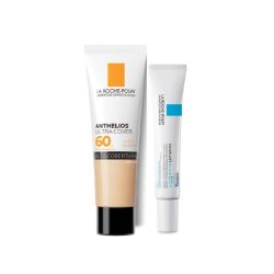 Kit La Roche-posay Protetor Solar Facial Anthelios Ultra Cover Fps60 Cor 2.0 30g + Creme Hidratante Facial Cicaplast Baume B5+ 20ml