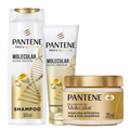 Kit Pantene Condicionador Molecular Bond Repair 250Ml + Shampoo Molecular Bond Repair 300Ml + Máscara De Tratamento Capilar Molecular Bond Repair 270Ml