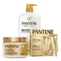 Kit Pantene Kit Ampola De Tratamento Capilar Molecular Bond Repair 3 Unidades 15Ml Cada + Shampoo 1L + Máscara De Tratamento Capilar 270Ml