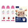 Kit Dove Desodorante Aerosol Go Fresh Romã E Verbena 150Ml 3 unidades + Grátis Canga 