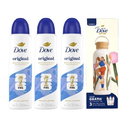 Kit Desodorante Aerosol Original 150Ml + Grátis Garrafa