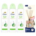 Kit Desodorante Aerosol Go Fresh Pepino E Chá Verde 150Ml 3 unidades + Grátis Difusor