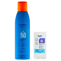Kit Panvel Protetor Solar Spray Aerosol Fps50 200Ml + Protetor Solar Facial Stick Fps60 15G