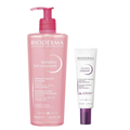 Kit Bioderma Creme Hidratante Facial Cicabio 20Ml + Gel De Limpeza Micelar Sensibio Moussant Calmante E Hidratante 500Ml