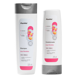 Kit Panvel Condicionador Liso Perfeito 275ml + Shampoo Liso Perfeito 325ml