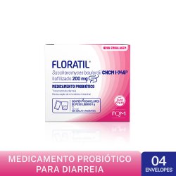 Floratil Pediátrico 200mg Com 4 Sachês 1g