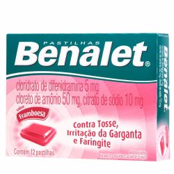 Pastilha Framboesa Benalet® 12 Pastilhas