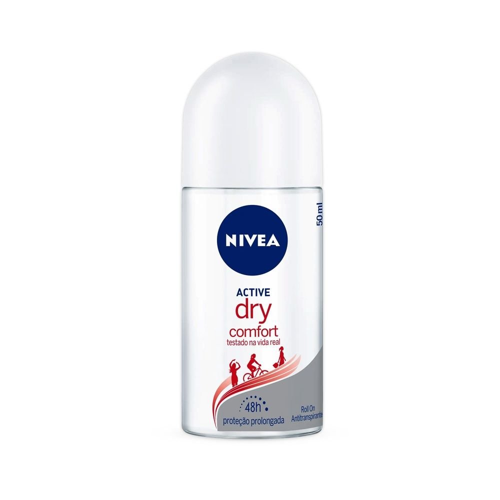 Desodorante Nivea Dry Comfort Plus Roll-On 50ml - PanVel Farmácias