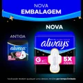 ABSORVENTE ALWAYS NOITE ULTRA SUAVE COM ABAS FLUXO INTENSO 8 UNIDADES