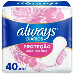 Protetores Diários Always Com Perfume Leve 40 Pague 30