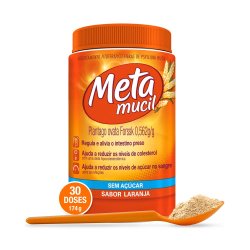 Metamucil Solúvel Sabor Laranja 174g
