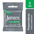 PRESERVATIVO JONTEX EXTRA LUBRIFICADO COM 3 UNIDADES