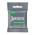 PRESERVATIVO JONTEX EXTRA LUBRIFICADO COM 3 UNIDADES