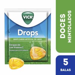 Pastilha Vick Limão C/ 5 Avulso