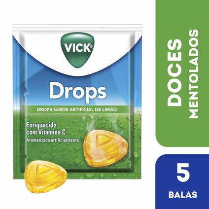 PASTILHA VICK LIMÃO COM 5