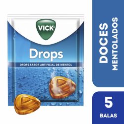 Pastilha Vick Mentol C/ 5 Avulso
