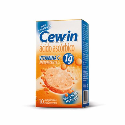 CEWIN 1G EFERVESCENTE COM 10 COMPRIMIDOS