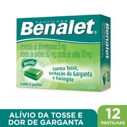 Pastilha Menta Benalet® 12 Pastilhas