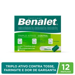 Pastilha Menta Benalet 12 Pastilhas