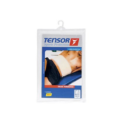 FAIXA TORÁCICA/ABDÔMEN TENSOR BEGE 25CM - G/ GG