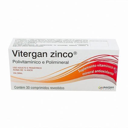 VITERGAN ZINCO 30 CÁPSULAS