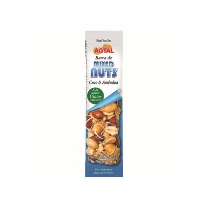 MIXED NUTS BARRA COCO E AMÊNDOA 30G